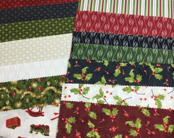 On Sale--Santa Claus 10 inch squares by Tom Browning for Maywood Studio