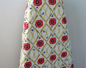 Ironing Board Cover - poppies with butterflies