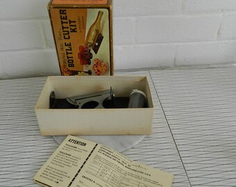 Retro 1970s Ephrems Old Time Complete Bottle Cutter Kit