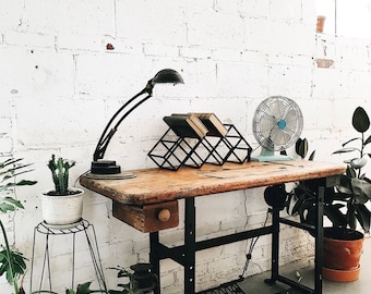 SALE- Vintage Sewing Machine Table | Desk | Work Station | Console-LOCAL PICKUP only