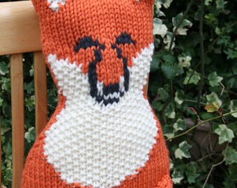 KNITTING PDF PATTERN - A Foxy Pillow