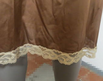 Vanity Fair Vintage Brown Half Slip #296