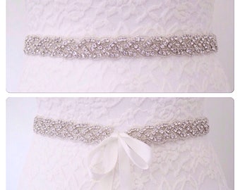 Bridal sash, bridal belt, wedding belt, wedding dress belt,All around bridal belt ,all around wedding belt