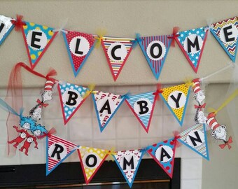 Dr seuss banner | Etsy