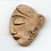 Polymer Clay One of a Kind Spirit Doll Profile Detailed Face Cab Un Drilled ATRP 1