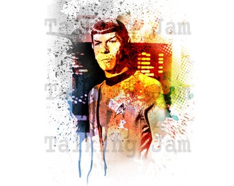 Instant download, Star Trek ART, printable, poster w00159