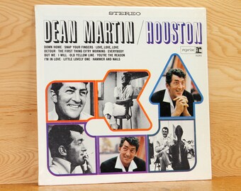 Dean Martin - Houston - Reprise Records RS-6181 - Vintage 33 1/3 LP Record - 1965