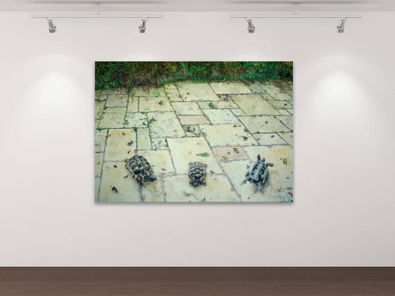 Kopfüber- Kunstdruck Gemälde von Stephanie Oncken Kopfüber- Kunstdruck Gemälde von Stephanie Oncken