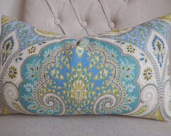 Kravet Latica designer fabric 14x20 pillow cover,throw pillow decorative pillow.accent pillow,lumbar pillow ,same fabric front and back.