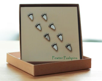 Bear Track Pushpins For Your Corkboard