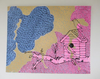rainy days and sundays: Limited Edition silkscreen print