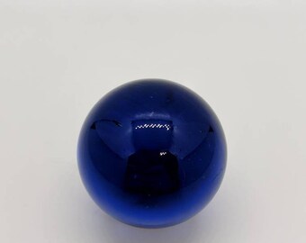 Solid Cobalt Blue Glass Marble