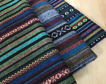 Boho Woven Fabric | Geometric Tribal Fabric | Ethnic Thick Fabric