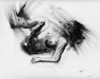 Haunting Fine Art Figure Drawing, No. 86
