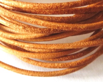 40 meters natural leather cord 2 mm PR0600