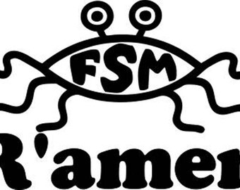 Flying Spaghetti Monster R'amen