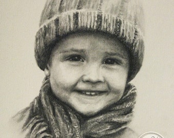 Custom Pencil Portrait High Quality Pencil Drawing from your