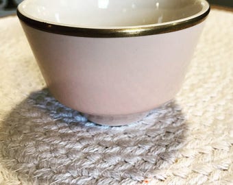Pink Homer laughlin custard bowls