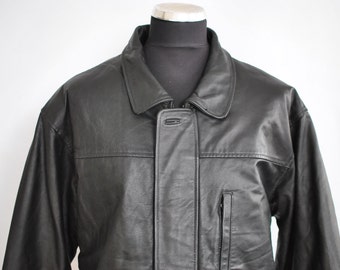 Vintage M.FLUES LEATHER jacket ............(260)