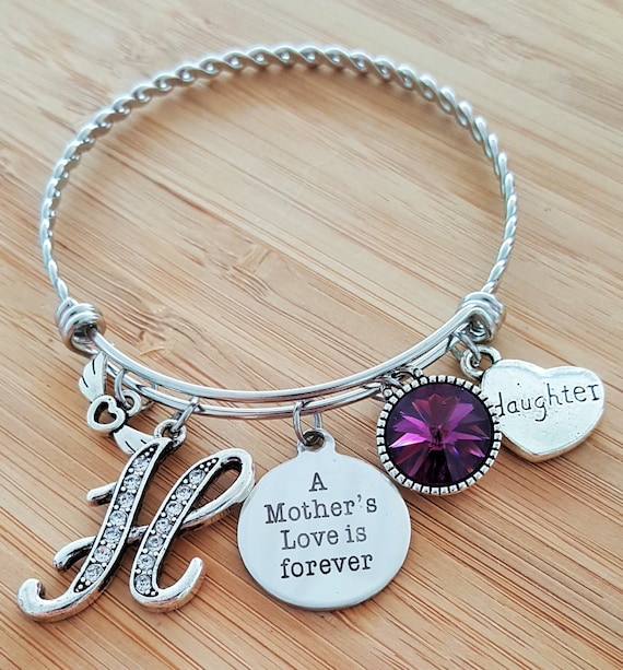 Sympathy Bracelet Sympathy Gift In Memory of Daughter Memorial Bracelet Loss of Daughter Remembrance Bracelet Jewelry Mothers Love Forever