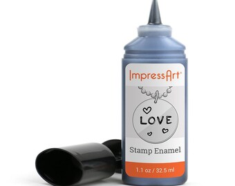 Stamp Enamel ImpressArt for Hand Stamping Jewelry and Leather - AA001