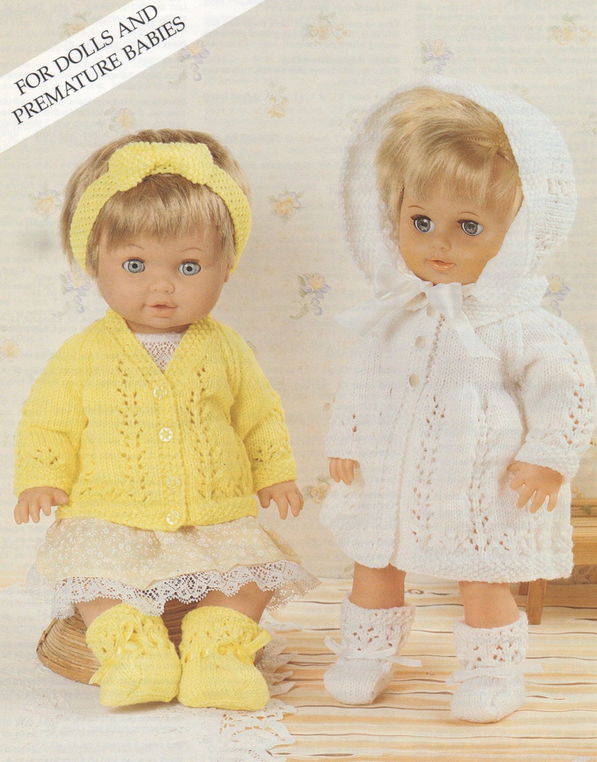 Dolls Clothes PDF Knitting Pattern : 12 - 14, 15 - 18 and ...
