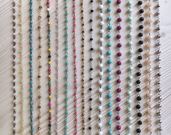 Rosary Choker Necklaces, Rosary, Rosary Layering Choker Necklace, Gift for her,