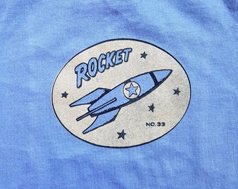 Rocket 2 Color Screen-Printed Toddler Tee