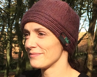 Chunky Spiral hat knitting Pattern WM2015