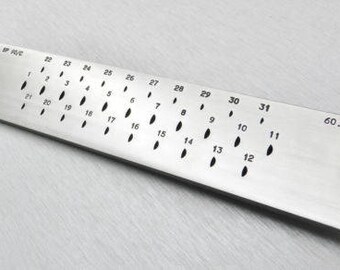 Drawplate Marquis Style Unique Shaped Range 6 to 3 mm 31 Holes Draw plate Italy (1.7 FRE)