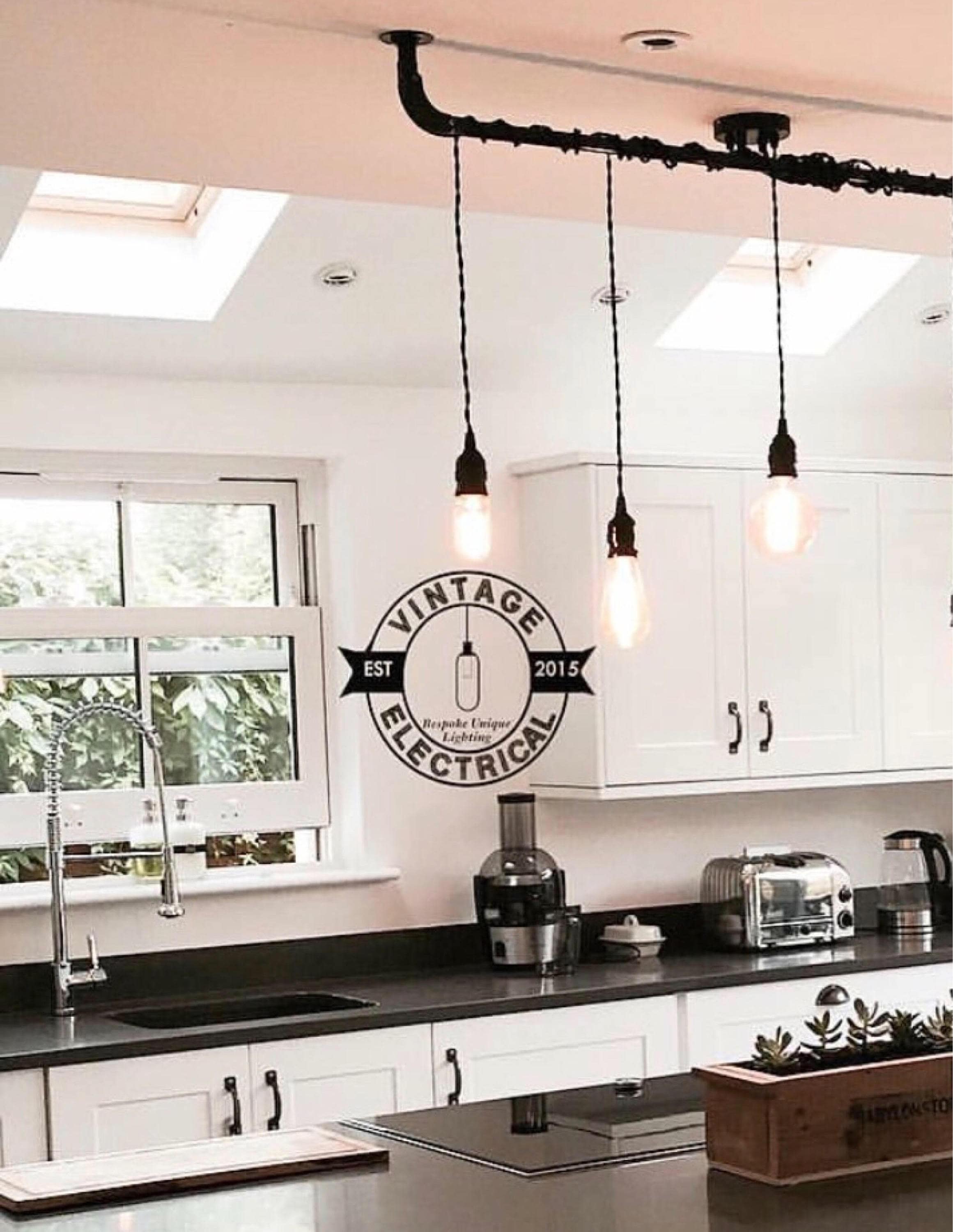 The Burnham 3 x pendant drop light hanging lights ceiling dining