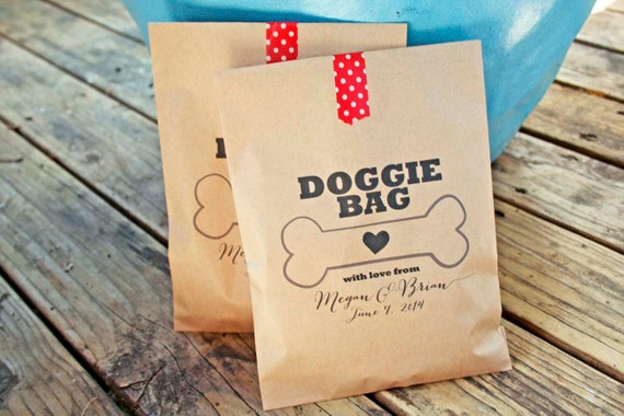 Dog Treat Bags And Ribbons Dog Treat Bags And Ribbons