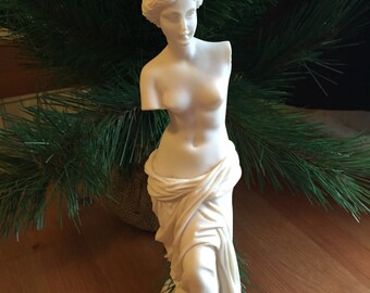 Antique Greek Aphrodite Statue also known as Venus De Milo Greek Figurine Historical Gifts For Her