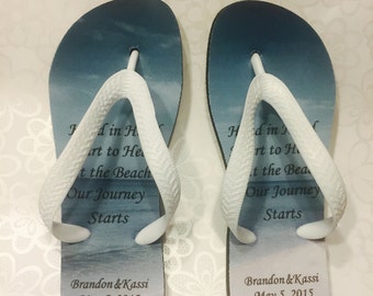Beach wedding Flip Flops