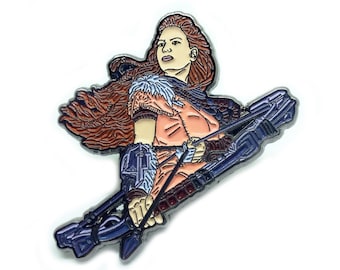 Horizon Zero Dawn Aloy Enamel Pin