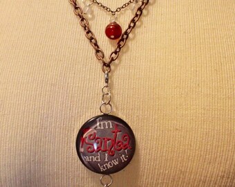 Christmas Lolita, Victorian, Mori girl necklace