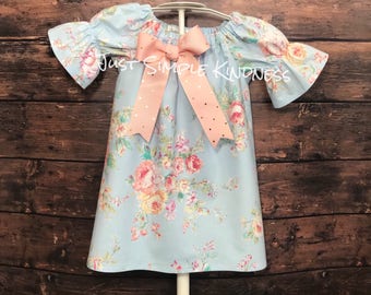 Girls Easter Dress, Girls Spring Dress, Girls Dresses, Easter Dress, Baby Girl Easter Outfit, Easter Dresses, Boho Dress, Toddler Dress