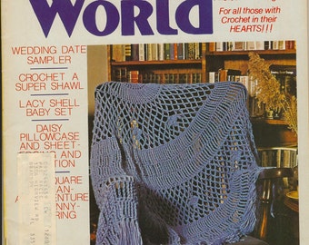 Crochet World Magazine - June 1980, Vintage Magazine, Crochet World, Crochet Magazine, Crochet Patterns