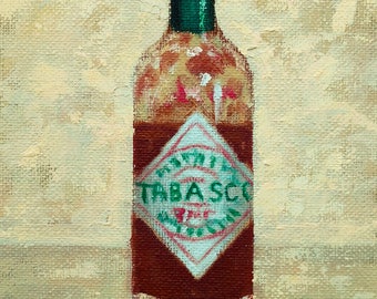 Tabasco Original still life oil painting by Max Oliver