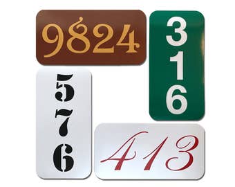 Reflective Custom Address Sign