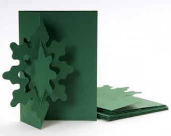 Christmas cards 3D - set of 4 cards + envelopes - A6 size 4