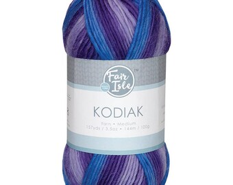 Glacier Fair Isle Kodiak Space Dye Yarn Wool (Pre-Order)