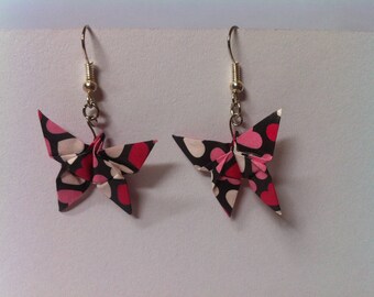 Origami butterflies earrings