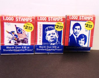 Vintage Matchbooks Princess Diana Prince Charles John F Kennedy Stamps Alfred Mathews Matches