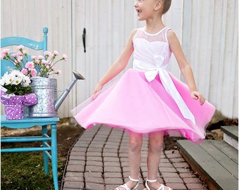 Gala Party Dress PDF Sewing Pattern: Girls Dress Pattern, Baby Dress Pattern, Flower Girl, Party Dress