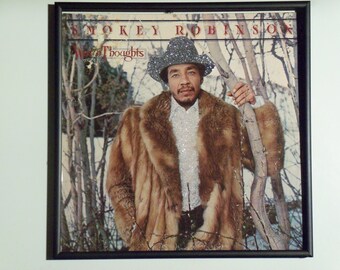 Glittered Record Album - Smokey Robinson - Warm Thoughts