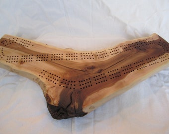 Crab Apple Cribbage Board