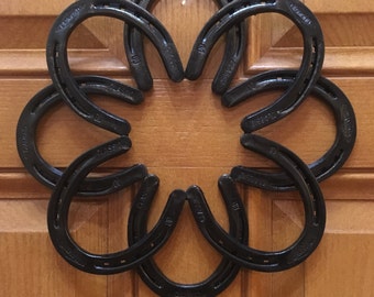 Horseshoe Flower Wreath