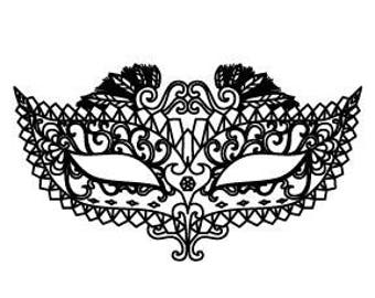 Mysterious Mask Desgin 2 Set of 4 Coasters