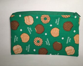 Girl Scout Cookie Zipper Pouch